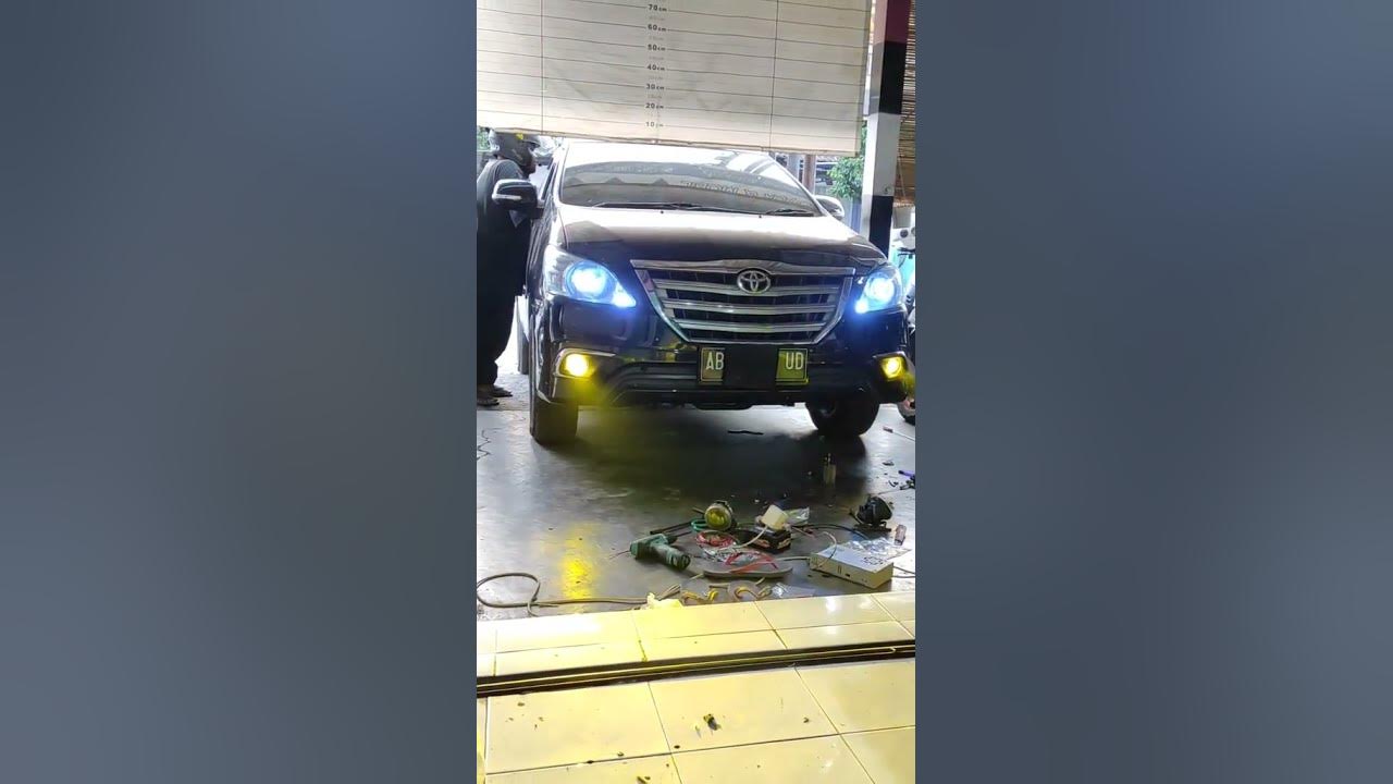 Innova pasang foglamp Vinyx Q4 3 warna dan AES TurboSE Experience