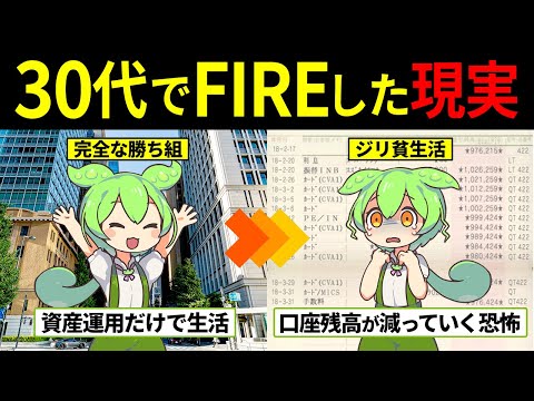 資産6,000万円でFIREし資産運用で生活したずんだもんの末路