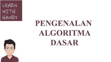 Pengenalan Algoritma Dasar