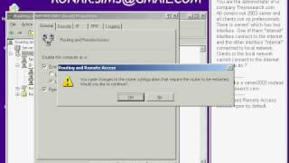 70-291 Enable and configure NAT for internet.avi screenshot 4