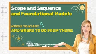 Scope and Sequence and Foundational Module training video