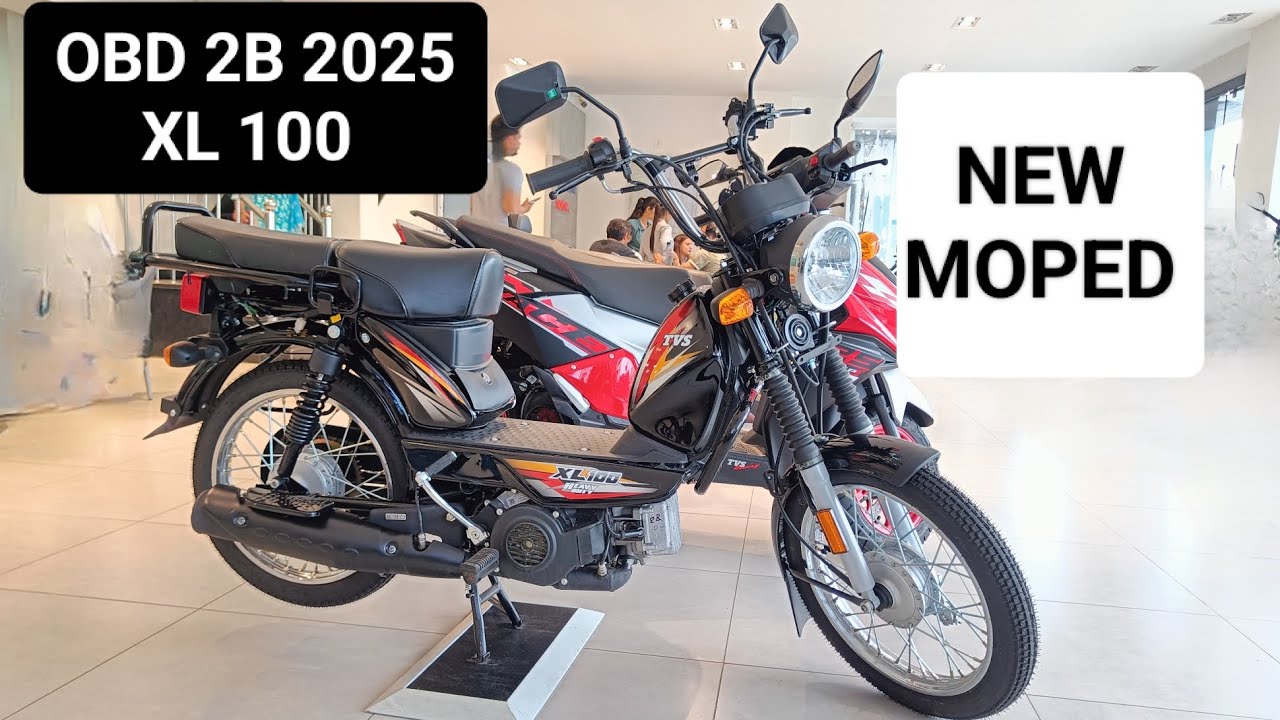 2025 New Tvs Xl 100 Heavy Duty i Touch Start Obd 2b Update Features Price Mileage Detailed Review
