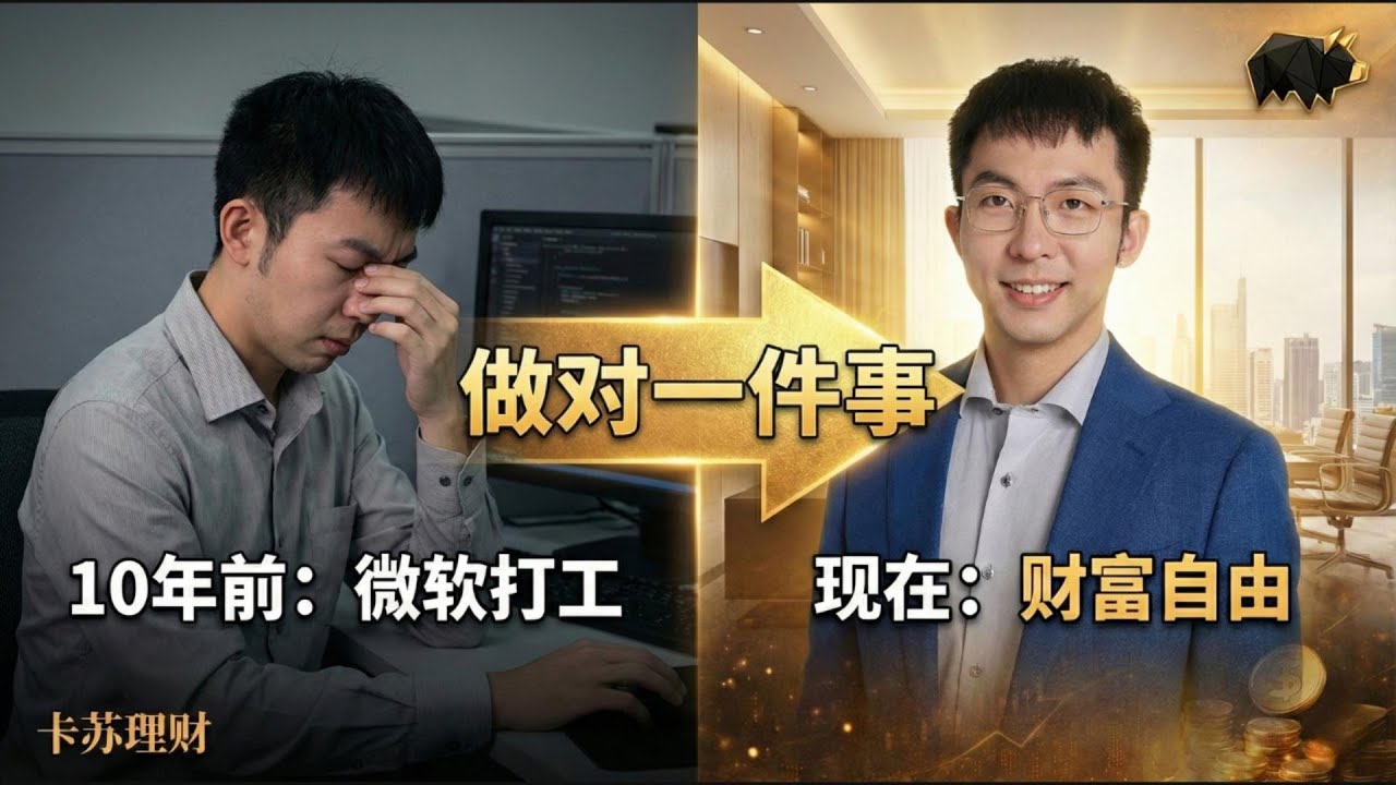 从微软码农到财富自由：这十年，我只做对了一件事