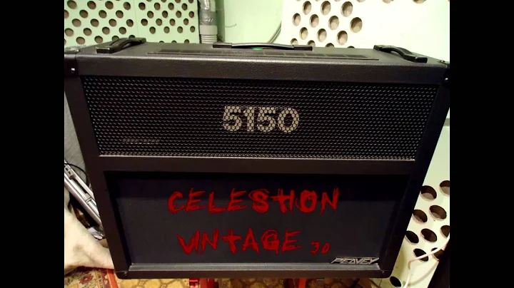 PEAVEY 5150 COMBO - Celestion Sheffield vs Celestion Vintage 30