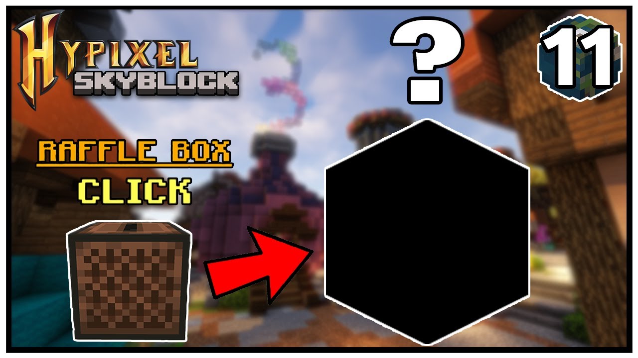 You Won't Believe What I Got From The Raffle | Hypixel Skyblock - Ep.11 ...