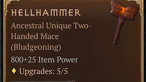 Diablo IV: Barbarian - Upheaval Hellhammer Showcase