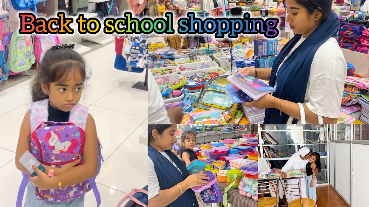 Back to school shopping   🛍️ 🛒 