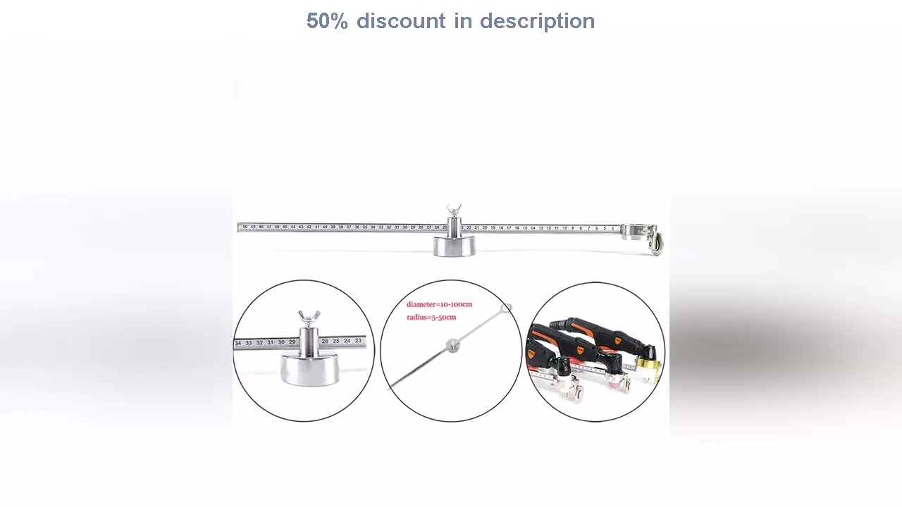 Latest Products You Must Know! Adjustable Plasma Cutting Compass Magnetic Circle Cutter Circinus