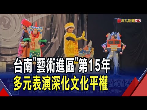 台南市府"藝術進區"邀13團隊將劇場帶入偏鄉.災區 多元表演深化文化平權.盼帶來療癒能量｜非凡財經新聞｜20251116