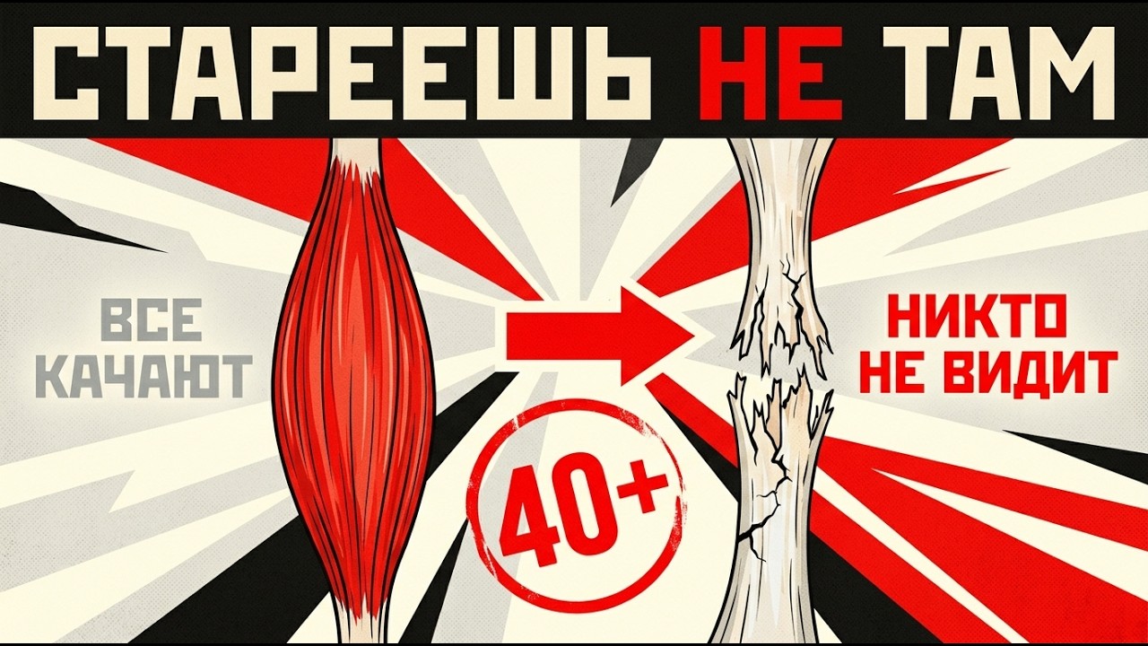 ПОСЛЕ 40 ТЫ СТАРЕЕШЬ НЕ ТАМ (мышцы vs сухожилия)