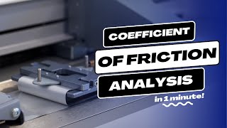 Coefficient of friction | Analysis in one minute