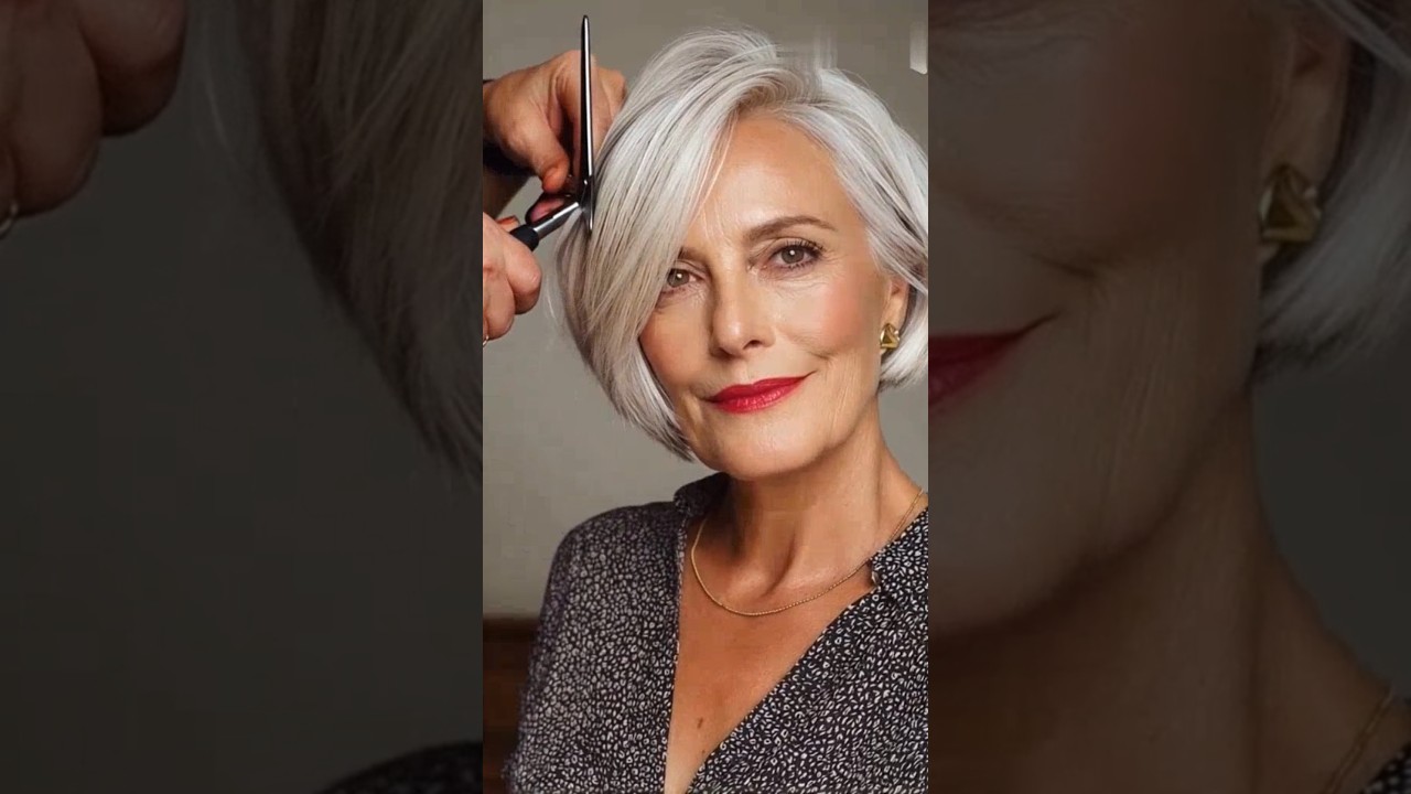 Bob Haircut for Women Over 60 😍 
