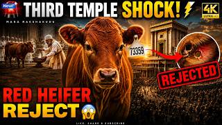 🚨 Third Temple SHOCK! Temimah Red Heifer REJECT అయ్యిందా? 😱 Ear Tag వల్ల Prophecy Delay? | #endtimes