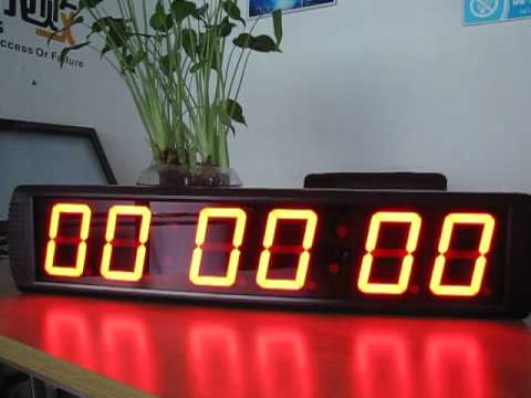 【GANXIN】6 Digtial clock with countdown countup stopwatch