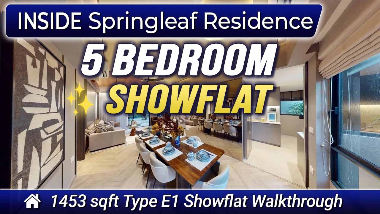 Springleaf Safra Walkthrough: Springleaf Residence 5‑Bedroom Type E1 Showflat – Elevated ...