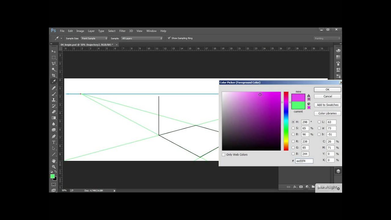 Creative Perspective Techniques for Artists in Photoshop CC Drawing Objects in 2point Perspective