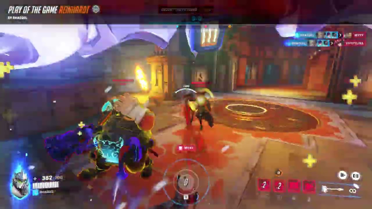 Lvl 10 nano Reinhardt shatter charges poor hog