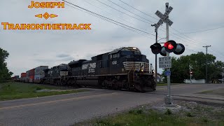 R.I.W.M: Fast Northbound NS Intermodal & Autorack Train - June 11th, 2022