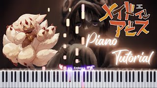 Video thumbnail of "Made in Abyss OST - Old Stories | (Synthesia) Piano Tutorial"