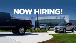 Now Hiring - Colonial Ford of Plymouth Colonial Ford Plymouth Ma