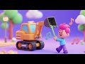 Loader Color Push Pull Song | Nursery Rhymes & Kids Songs