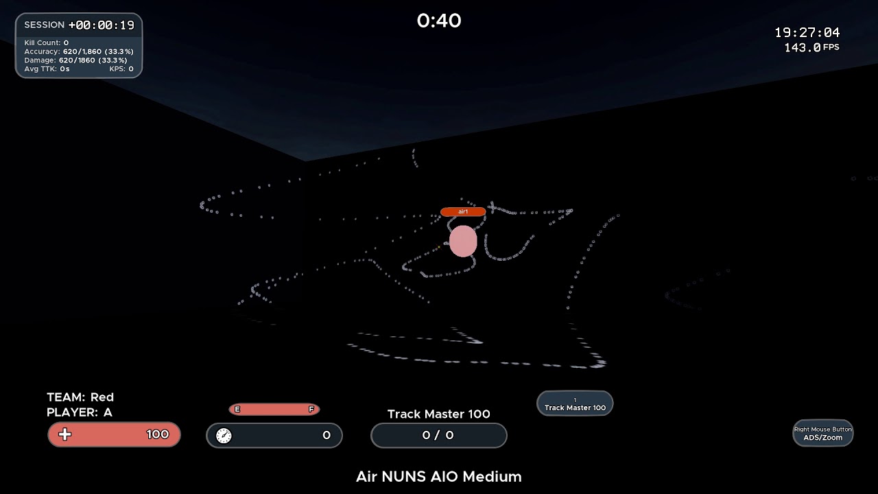 Day93|Tammas' Sub-Intermediate Balanced Routines | Kovaak 2.0