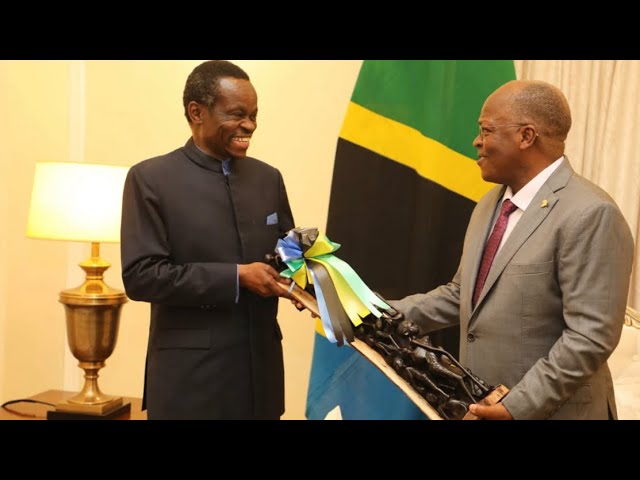 Professor Patrick Lumumba ( Prof. PLO Lumumba ) described and met John Pombe Magufuli