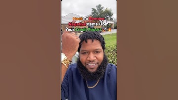 Hack To Remove Negative Items From Your Credit Report