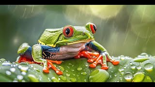 Amazing Frogs in 4K TV HDR 60FPS ULTRA HD. Nature is music