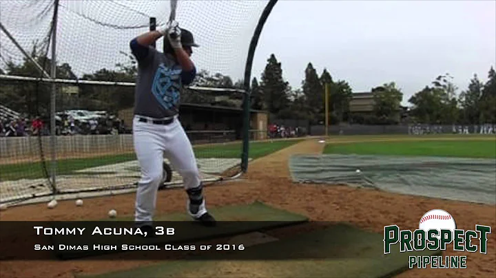 Tommy Acuna, 3b, San Dimas High School, Swing Mech...
