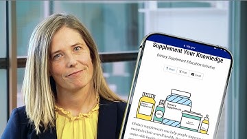 Dietary Supplement Education