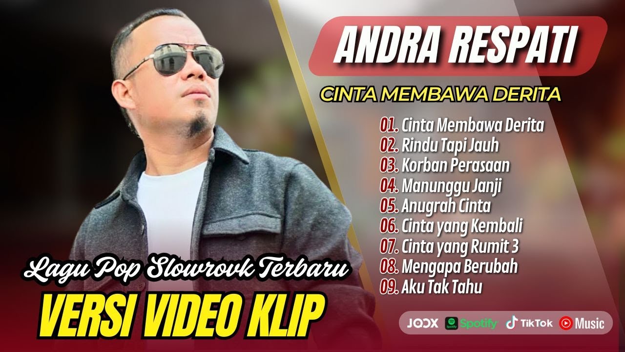 Andra Respati - CINTA MEMBAWA DERITA | RINDU TAPI JAUH | KORBAN PERASAAN| LAGU POP MELAYU TERPOPULER