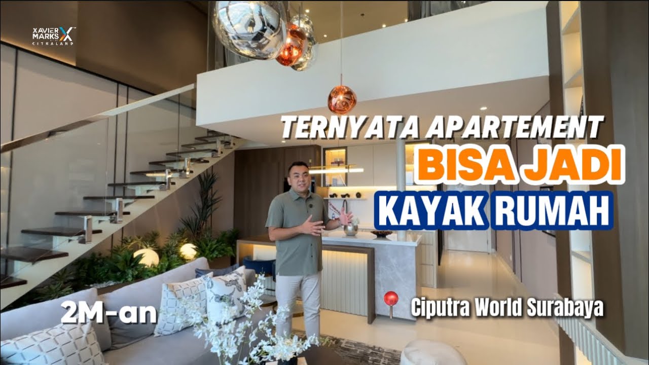 BERASA KAYAK DI RUMAH 😎Apartement Bisa Disulap Jadi 2 Lantai Loh ✅ Type Loft Terbaru Ciputra World