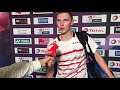 Viktor Axelsen efter sin VM-sejr over Ueda
