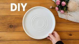 Don't Throw Away Plastic Plates! See WHAT You Can Make From Them – Genius DIY Recycle Idea