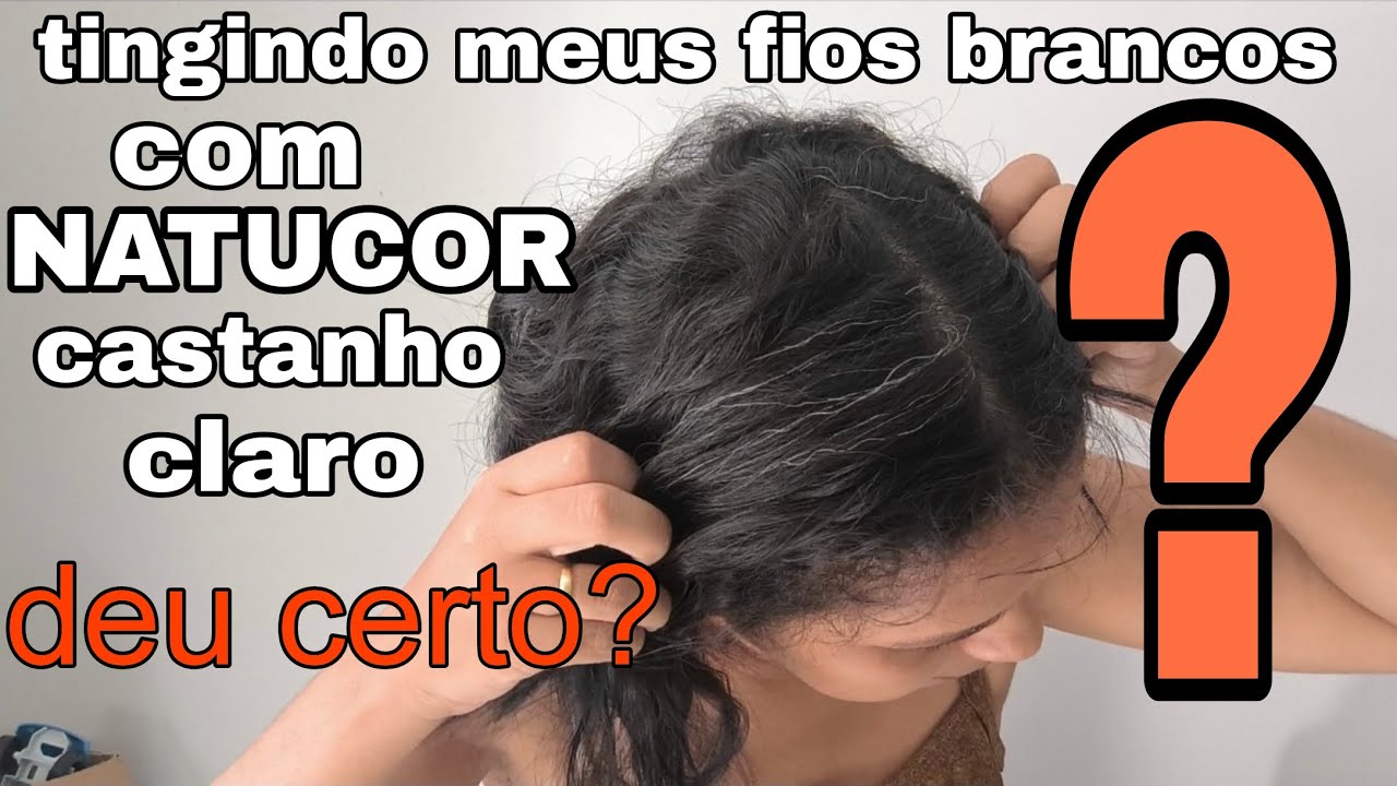 NATUCOR cobre fios brancos 🤔? testei com NATUCOR CASTANHO CLARO/ 11 meses saindo do henê🫣