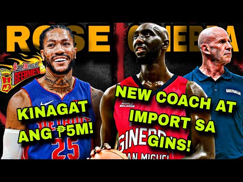 MAINIT NA NEWS! NEW AUSTRALIAN COACH AT NEW 7’6 IMPORT ANG GINEBRA! | DERRICK ROSE SIGN ₱5M TO SMB!
