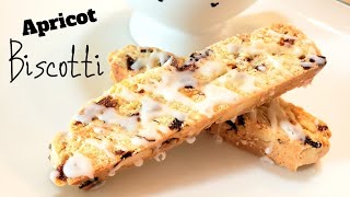 APRICOT BISCOTTI | easy recipe | sliced almonds & dried apricots | #biscotti #biscottirecipes