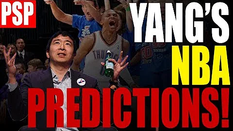 What do Andrew Yang's 2019-2020 NBA Predictions mean for his campaign.