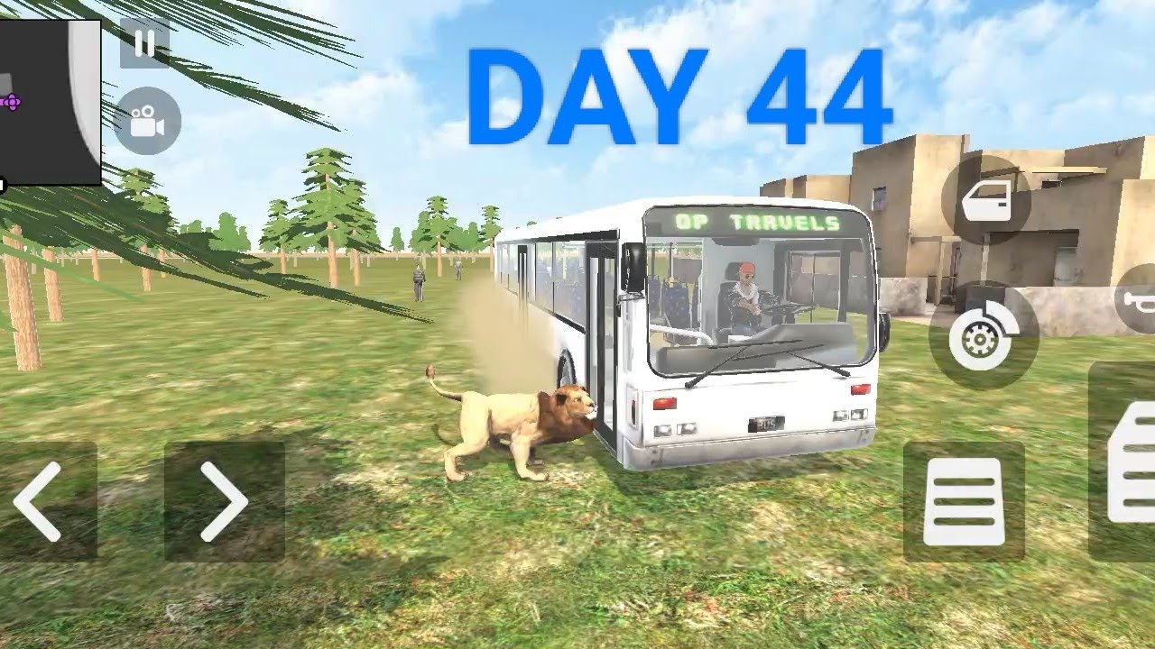 Unbelievable Lion ATTACKS Tourist Bus in the Jungle! | Indian Theft Auto Simulator DAY 44