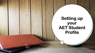 AET Student Profile Directions