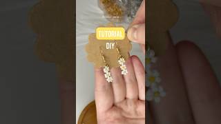 DIY Beaded Earrings: Triple Daisy Design | Beginner-Friendly Tutorial