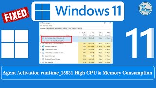✅ How To Fix Agent Activation Runtime_15831 High CPU & Memory Consumption