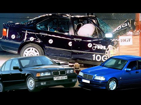 10 АВТОМОБИЛЕЙ ПРЕМИУМ-МАРОК, ПРОВАЛИВШИХ КРАШ-ТЕСТЫ EuroNCAP В 90тых - 00вых!