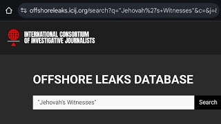 Why Are Jehovah's Witnesses In The Offshore Leaks Database?