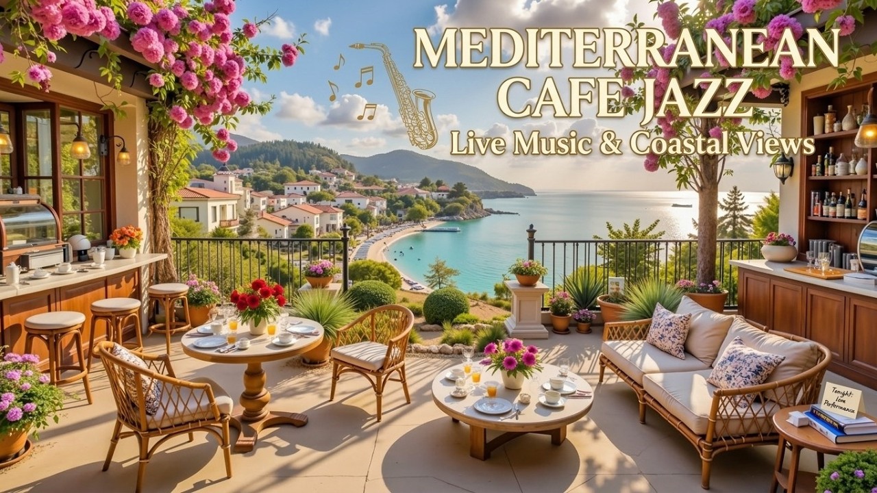 Утренний фокус и учеба: спокойный джазовый фон