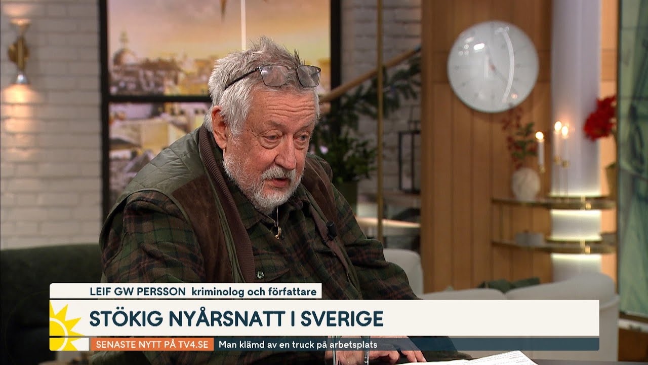Leif GW Persson om den stökiga nyårsnatten | Nyhetsmorgon | TV4 & TV4 Play