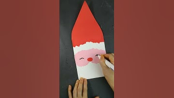 Christmas card DIY/ Easy Christmas card ideas/ #Shorts