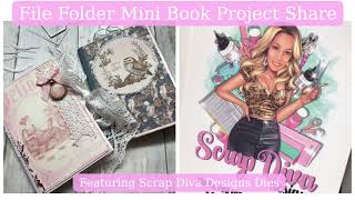 File Folder Mini Book Project Share featuring @ScrapDiva29 dies