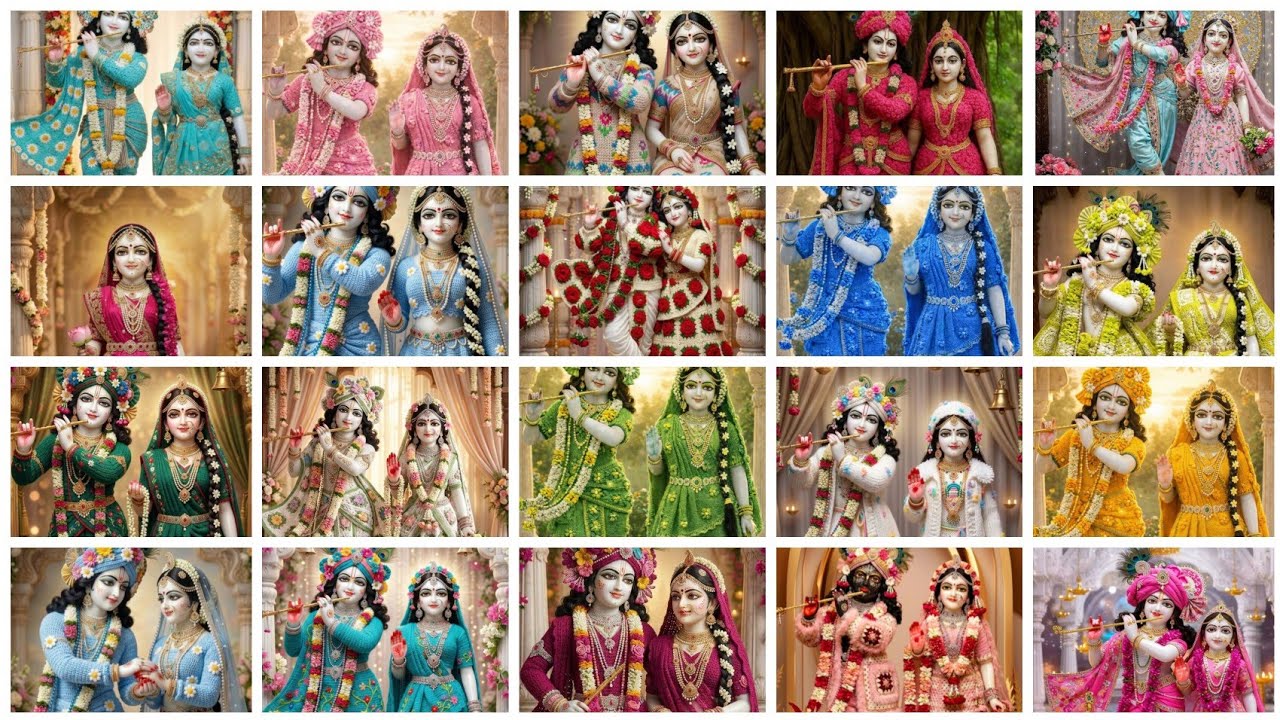 ❤️🦚 RadhaKrishna Divine love ✨ aesthetic profile pictures ||💕🪞 Radha Krishn love dp image's🌸🌍